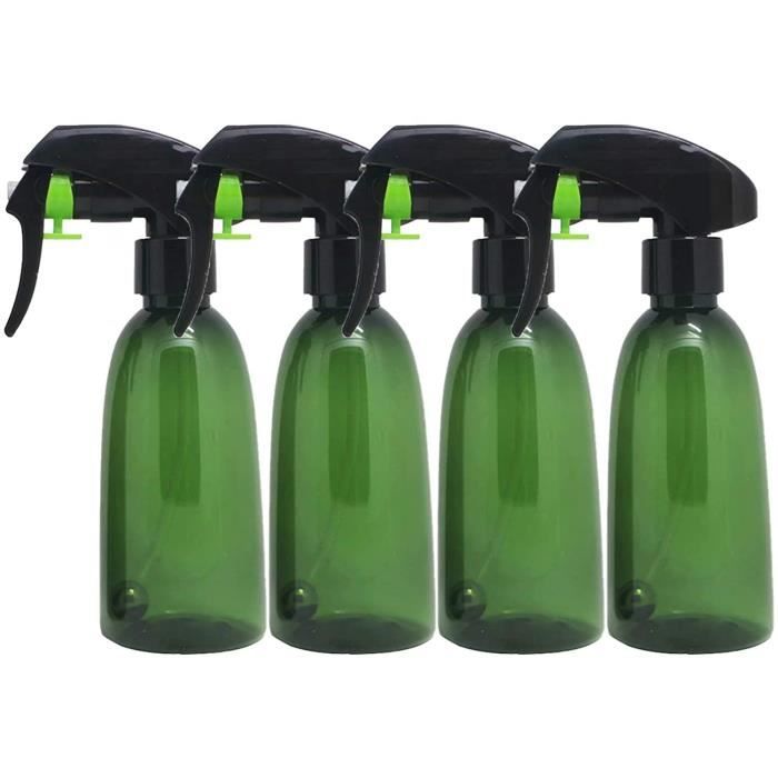 Lot De 3 Bouteilles Spray Vides 200 Ml – Vaporisateur Brume Fine, Flacon Transparent En PP, Idéal Nettoyage Maison, Jardin, Coiffure, Voyage