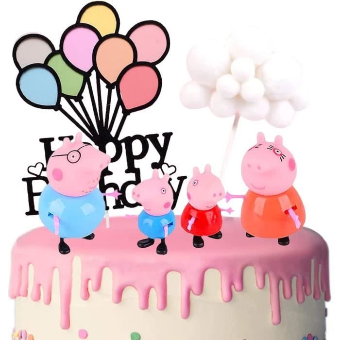 Pig Mini Figurine, 7 Pièces Anniversaire Gâteau Topper Enfants Gâteau  Figurine, Fête Cake Topper Pig Gâteau Topper pour Enfant[434] - Cdiscount  Maison