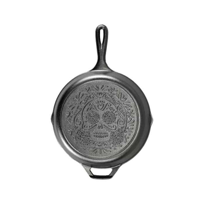 Poêle en fonte naturelle Lodge 26cm Tous feux, induction, four, barbecue Préculottée