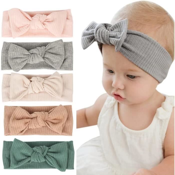 Lot De 5 Bandeau B b Fille Cheveux Lapin Oreille Kawaii Elastique