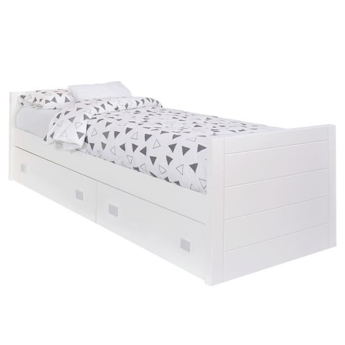 Bainba Lit Enfant Avec Rangement Lineaire 90 X 190 Cm Achat Vente Structure De Lit Bainba Lit Enfant Avec Ra Cdiscount
