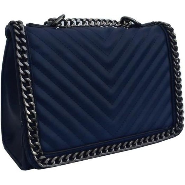 Sac a main bleu marine pas cher outlet