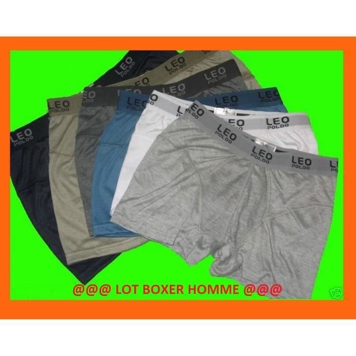 PROMOTION LOT 20 BOXERS HOMME TAILLE XL 100 COTON SLIP