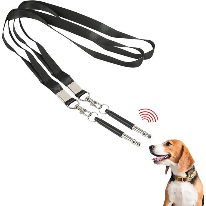 Sifflet Pour Chien Ultrason Ancien – Modèle Stop En Cuir – Vintage
