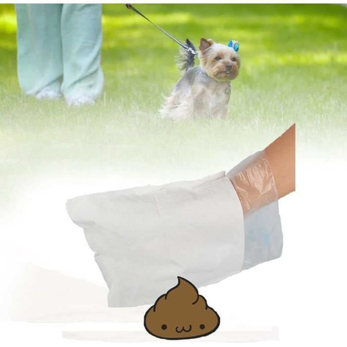 Sac a Crotte pour Chien Sac a Crotte Chien, 50 Couche doubleSacs RamasseCrottes pour Déchets