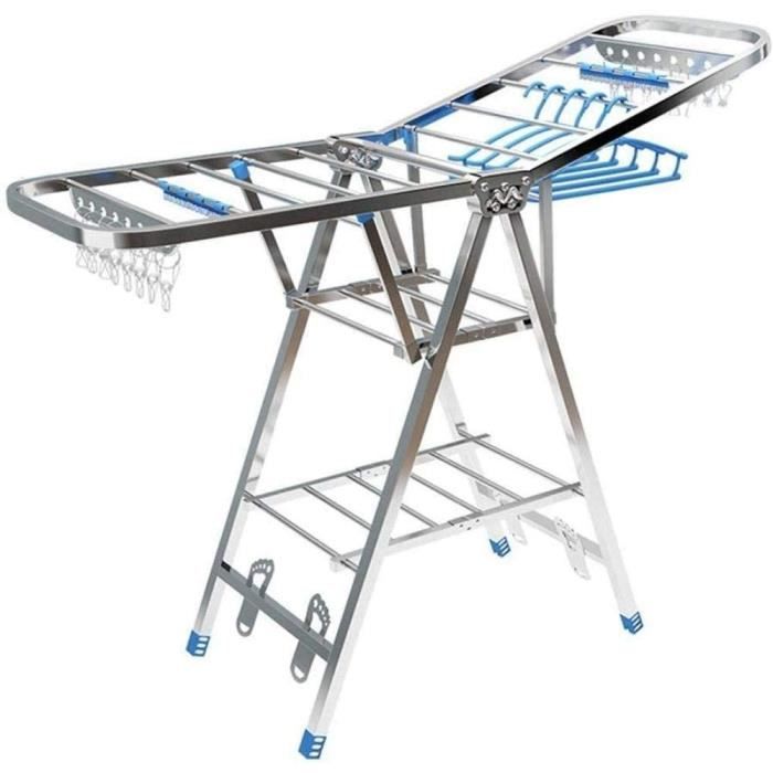 Corde À Linge Rétractable Fixée Au Mur, Séchoir À Vêtements Portatif De