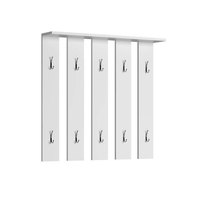 Porte manteau mural motif patère murale bois portemanteau marron effet