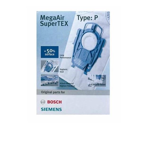 4 SACS ASPIRATEUR TYPE P BBZ41FP Bosch siemens réf. 052.161