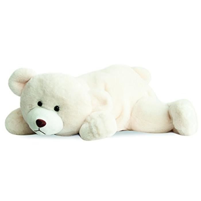 Peluche Ours Polaire 50 cm - HISTOIRE D'OURS - Blanc - Intérieur