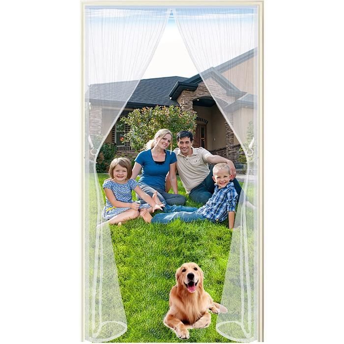 Moustiquaire Magnétique Pour Porte, 105 X 220 Cm, Pour Garder Les