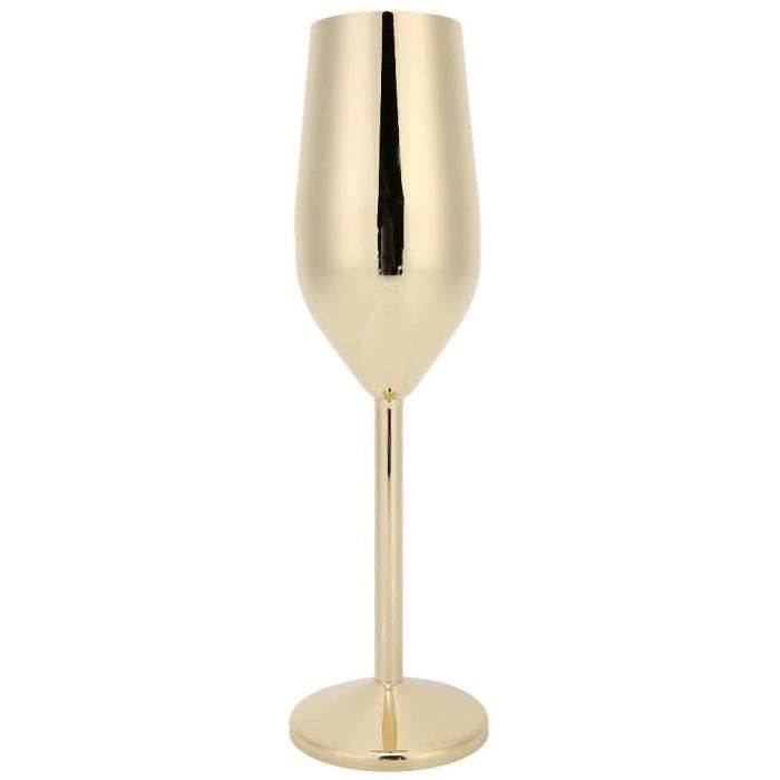 Coupe de vin Rose gold coupe incassable tasse à boire tasse de fête verres à champagne en acier inoxydable flûtes à champagne fête pour la maison 