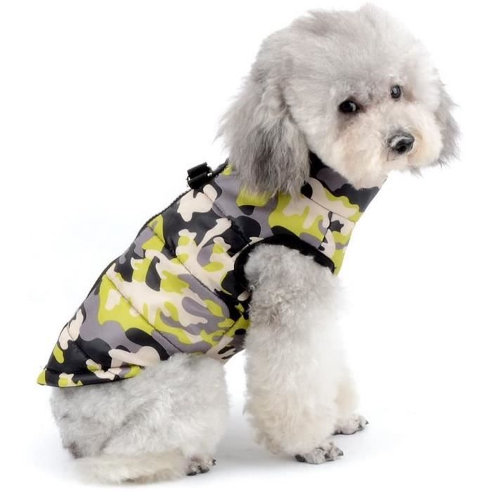 Textiles et accessoires pour chiens SELMAI Manteaux Chiens Petit Manteau  d’Hiver vêtements pour Chaton Animaux Chihuahua 6853