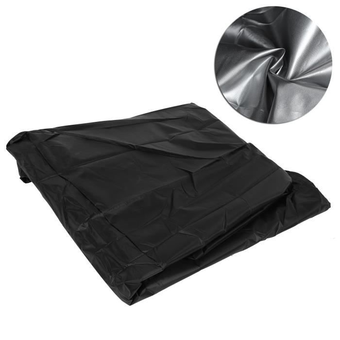 Patio SUNJULY Couverture accrochante de Chaise doeuf Noir Protecteur de Couverture Anti-poussière de Chaise avec la Tirette imperméable pour la Chaise doscillation Meubles de rotin