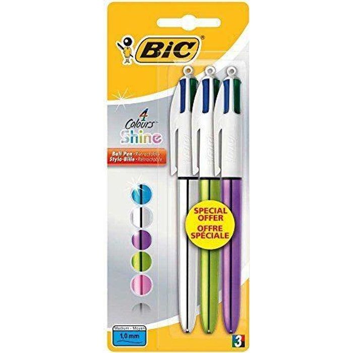 Stylo-bille 4 couleurs Chaton BIC : le lot de 4 stylos à Prix