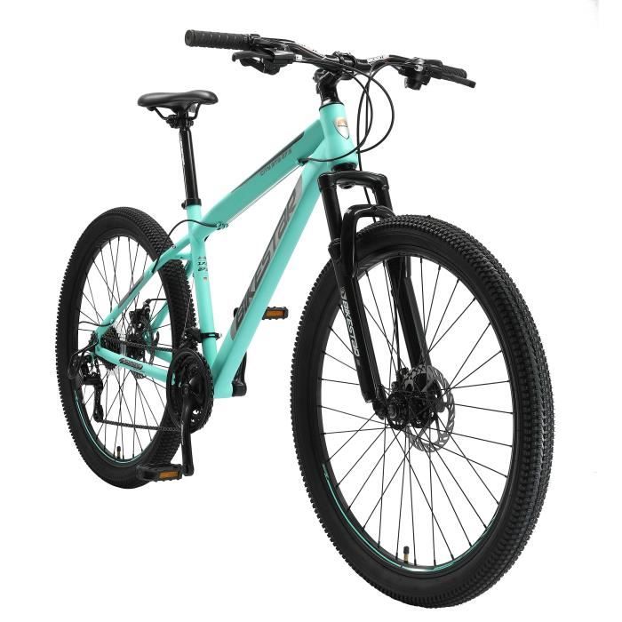 VTT BIKESTAR 27.5 Pouces 21 vitesses Shimano avec frein à disque - Menthe