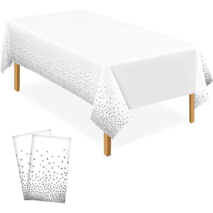 Nappes Rectangulaires En Plastique Sans BPA, Nappe De Table à