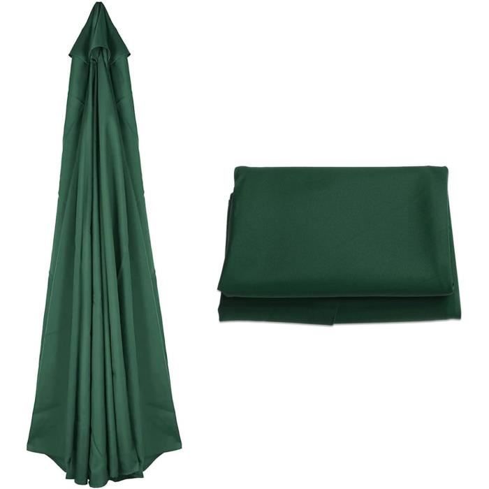 Toile De Rechange Pour Parasol Déporté 6 Ou 8 Baleines - Taille 200 à 350cm, Polyester UV50+, Pour Jardin, Terrasse, Plage