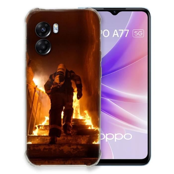 Coque Complète NOIRE Avec Flash Pour Oppo A77 – Originale, Neuve, Protection Totale