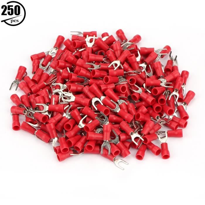 Lot De 10 Cosses à Sertir Auto 9,5 Mm - Connecteurs électriques En Laiton - Parfait Pour Le Câblage Voiture Et Maison