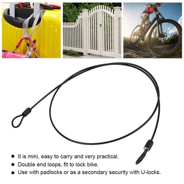 Antivol Vélo Pliant ULAC – Acier Monoblad 70 Cm, Compact Et Sécurisé, Neuf