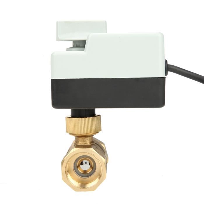 Robinet à bille électrique, tension CA 220V Robinet à bille motorisé à