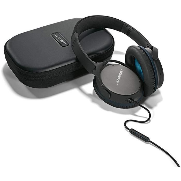 C/âble de Rechange QC25 pour /écouteurs Bose Quiet Comfort 25 QC35//OE2//OE2i//AE2i//Soundlink//SoundTrue Noir