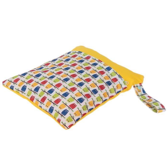 Sac Organisateur à Langer Portable – Tissu Coton, 36,5 X 28,9 X 8,9 Cm – Léger, Pour Couches, Lingettes – Idéal Voyages, Pique-nique, Poussette