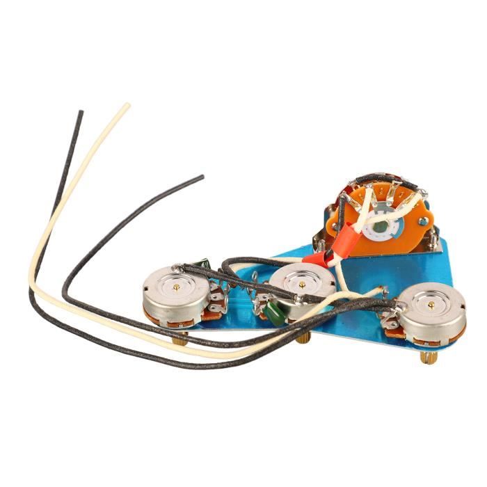 HARNAIS DE CÂBLAGE Interrupteur 5 Voies Pré-câblé Pour Guitare électrique EUR 11,52 - FR