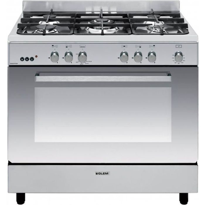 Piano Gaz Glem Ge 960 Cmix 2 Achat Vente Cuisiniere Piano Cdiscount