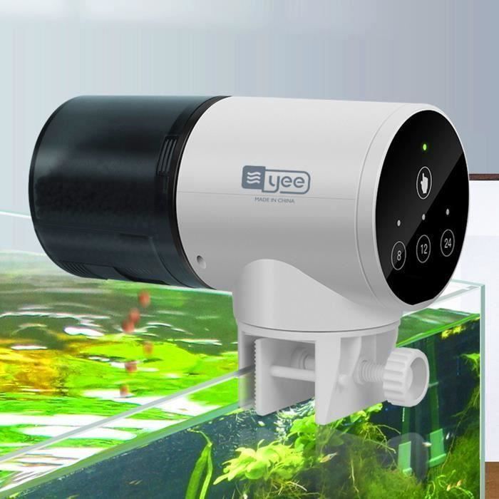Meilleurs prix pour Distributeur de nourriture pour poissons - HAOPYOU - Automatique - Blanc - Pile