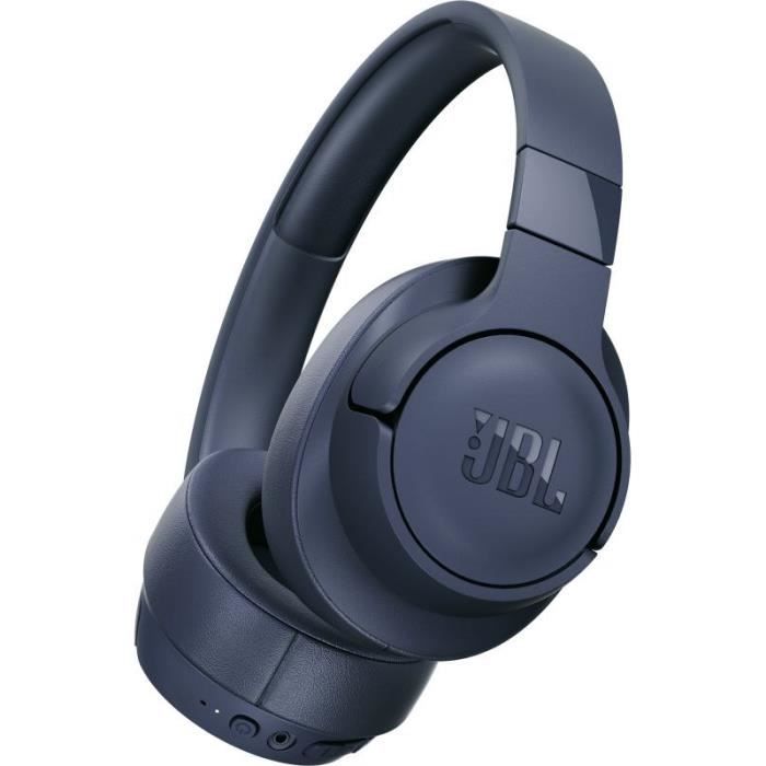 JBL JBLT700BTBLU Casque Bluetooth Sans Fil Appel Stéréo Mains Libres Léger & Pliable