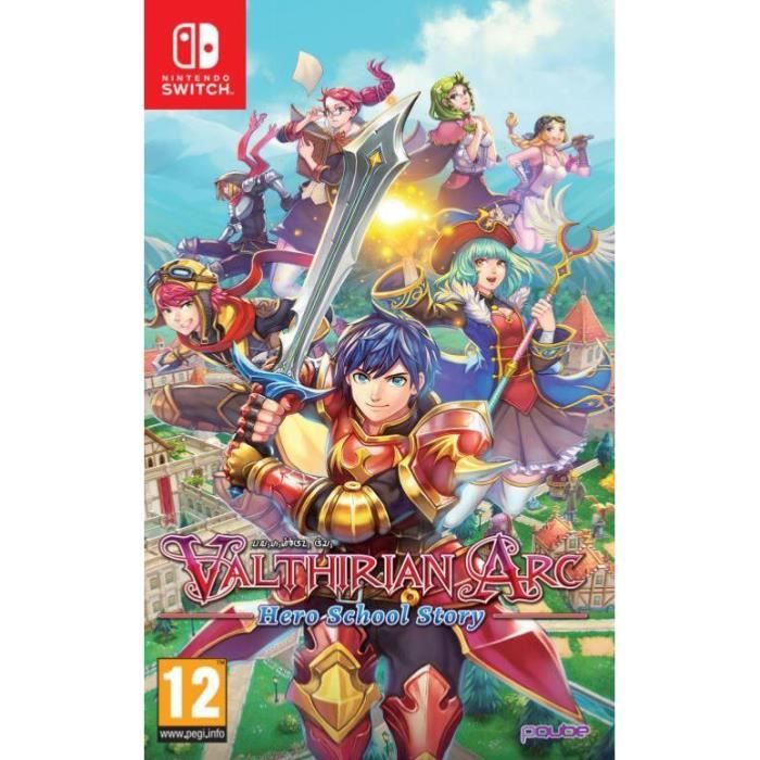 Jeu de rôle - Valthirian Arc - Hero School Story - Nintendo Switch - Mode réseau - 5 royaumes en conflit