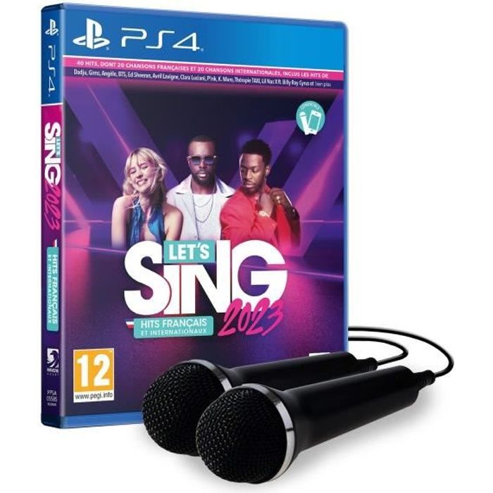 Let' Sing 2023 + 2 Micros Jeu PS4 Neuf - vue 10