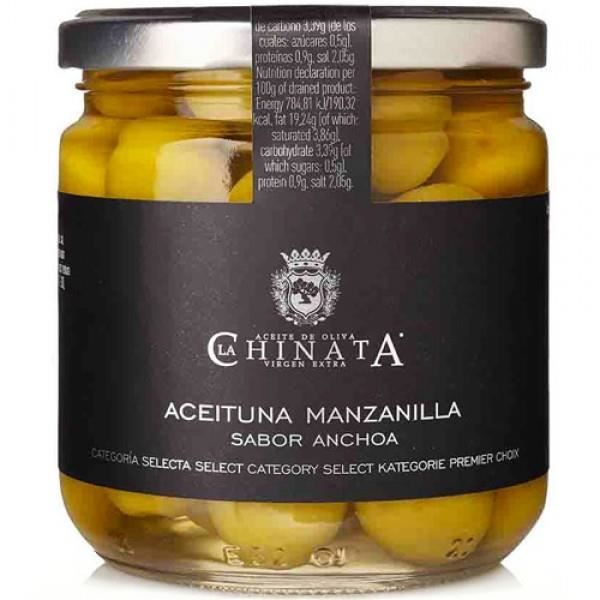 Olives Manzanilla Goût Anchois La Chinata Cdiscount Au quotidien