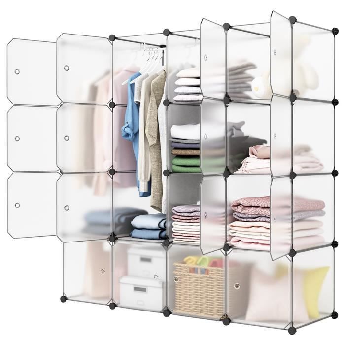 Armoire Etagères Plastiques Penderie Modulable 16 Cubes 4 Cubes Chaussures Blanc Armoire Etagères Plastiques Penderie Modulable 16 Cubes 4 Cubes Chaussures Blanc