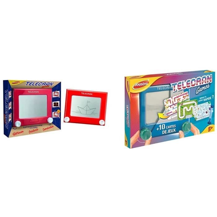 Tableau - Limics24 - Ardoise Magique Telecran Original-Format 19X19  Cm-Coloris Rouge J41404 Multicolore & Games - Cdiscount Jeux - Jouets