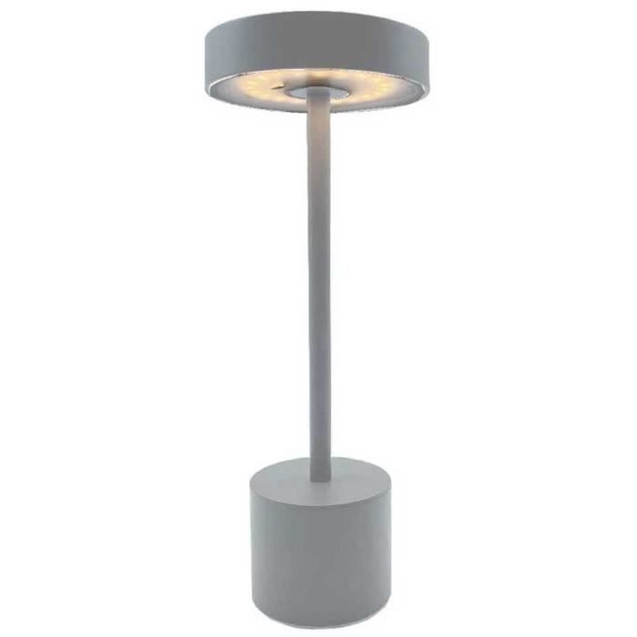 Lampe de table sans fil LUMISKY ROBY H30 cm Touch en aluminium LED - vue 2