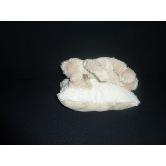DOUDOU OURS MUSICAL SUR SON COUSSIN LINVOSGES MOULIN ROTY 1700504