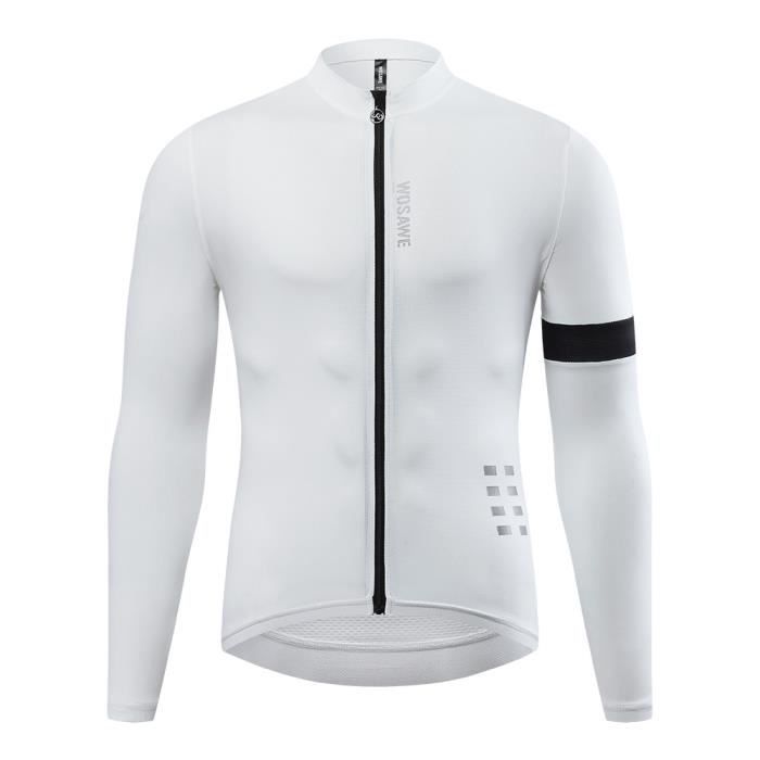 Jaune Maillot Cycliste Manche Longue Taille Xxl Vetement Cyclisme Homme Maillot Velo Homme Et Femme Prix Pas Cher Cdiscount