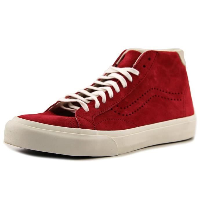 vans rouge daim