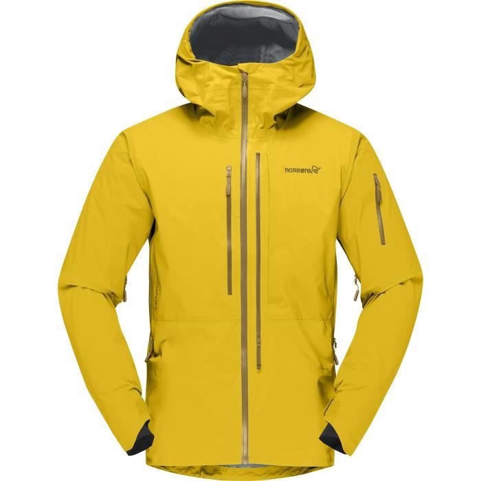 veste de ski/snow norrona lofoten gore-tex pro jaune homme