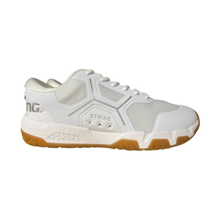 Chaussures de handball indoor Salming Strike - blanc/gris - 44 2/3