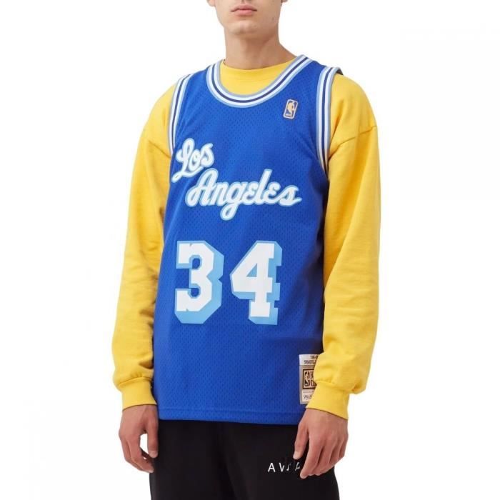 Maillot De Basket ball Homme Swingman Los Angeles Lakers Shaquille O Neal SMJYAC18013 LALROYA96SON Cdiscount Sport