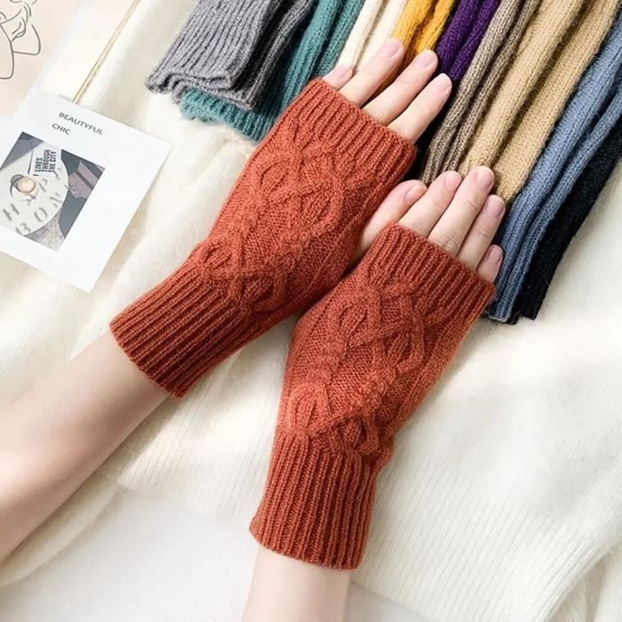 Gants et mitaines - Coréens - Demi-doigts - Tricoté - Écran tactile Gants et mitaines - Coréens - Demi-doigts - Tricoté - Écran tactile