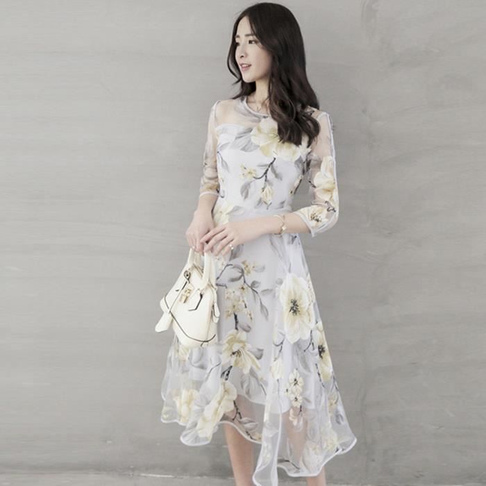 robe legere mi longue