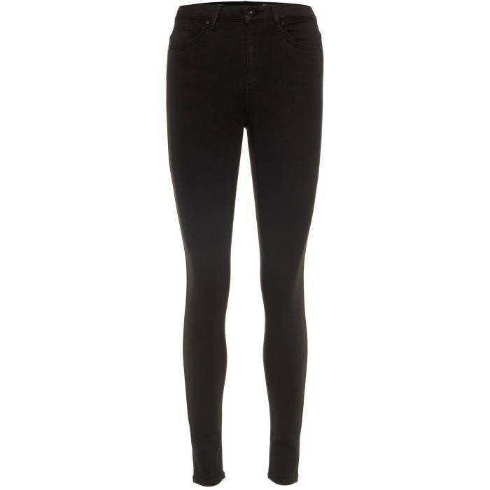 vero moda jean skinny - femme - noir