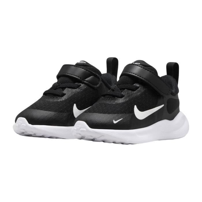 Nike Baskets - NIKE - Revolution 7 (TDS) - Enfants - Noir - Blanc - Confortables et pratiques