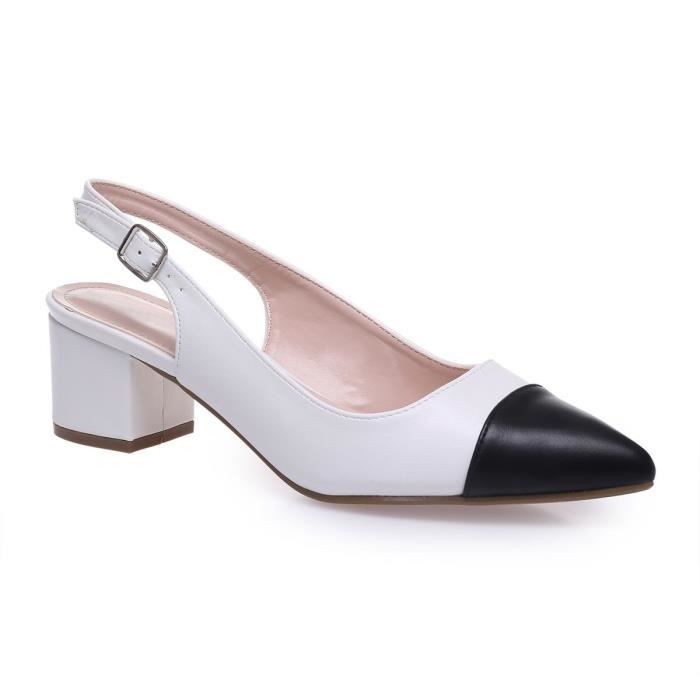 escarpins talons ouverts