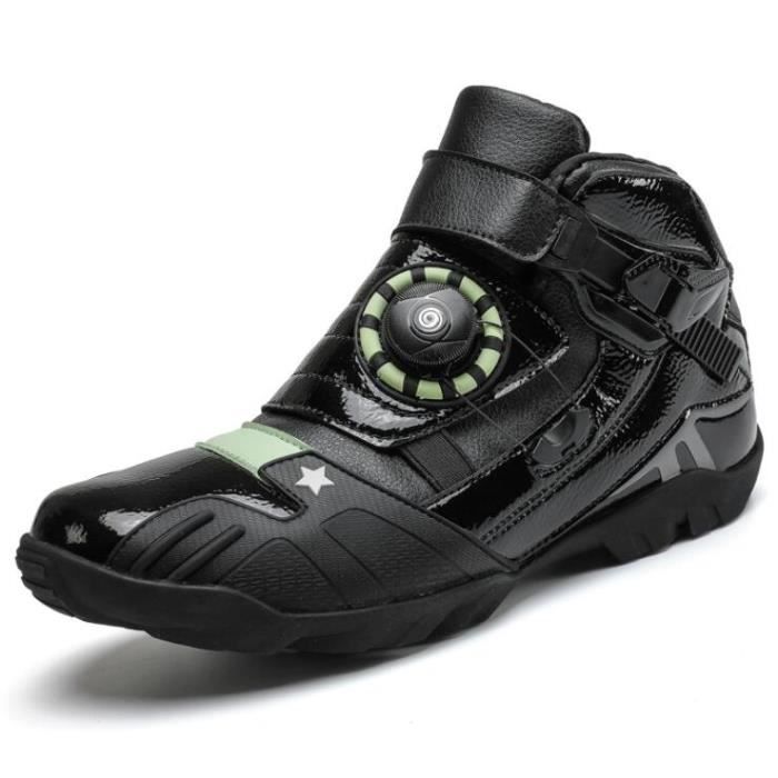 Bottes moto automne hiver ECELEN Vert Grande taille 36 47 Vert