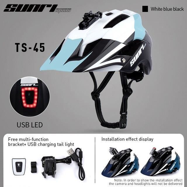 Casque de vélo de montagne ultraléger - SUNRIMOON/ Sen Ruimeng - TS-85 ...
